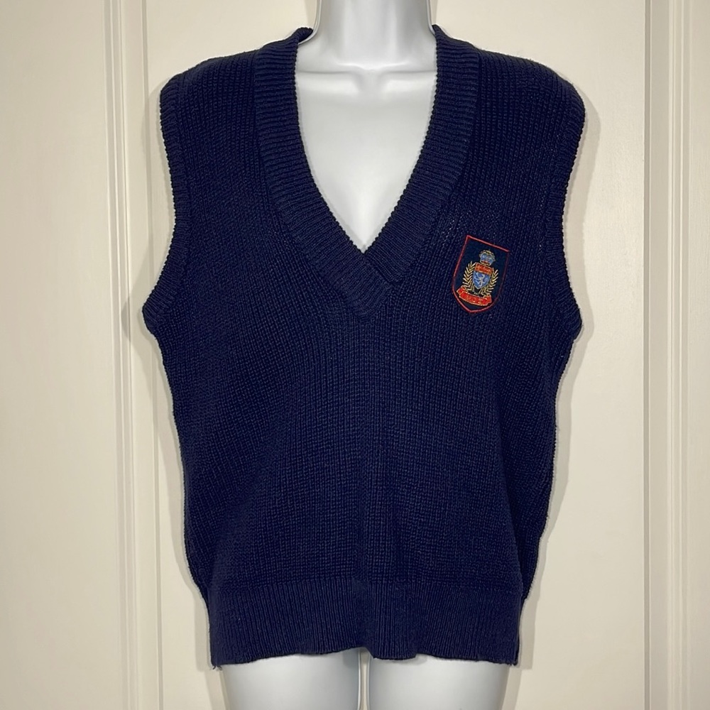 Vintage MC II navy sweater vest